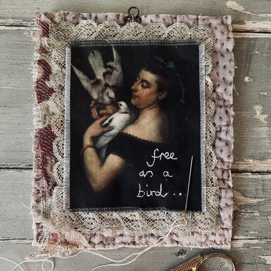 Stitching Words into Fabric (A Simple, Beautiful Technique)