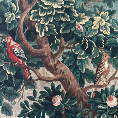 Vintage Art Textile Panel | Verdure