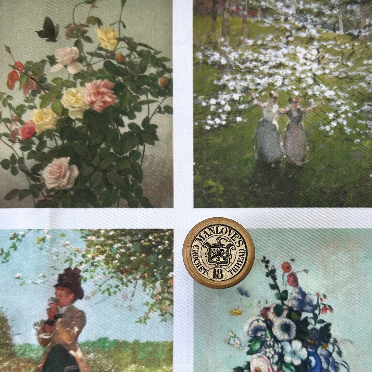 FREE LIMITED EDITION Mini Vintage Art Fabric Prints | Florals & Landscapes