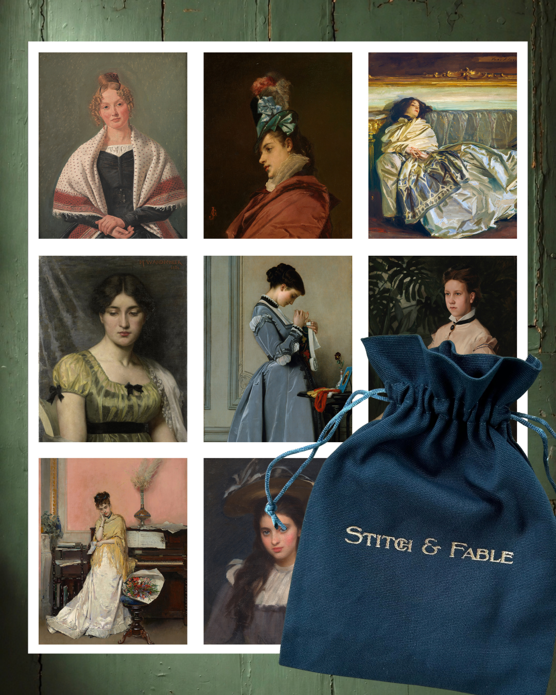Mini Print Gift Set | 19th Century Portraits