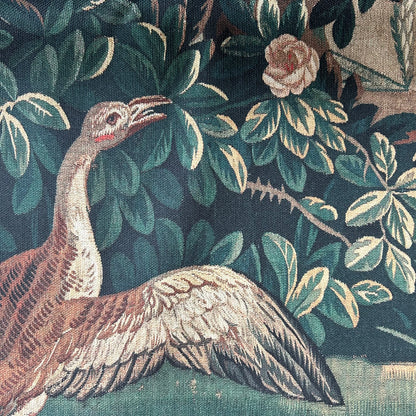 Vintage Art Textile Panel | Verdure