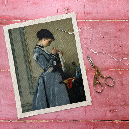 Complimentary LIMITED EDITION Vintage Art Fabric Print | Penelope