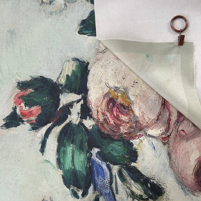 Vintage Art Textile Panel | Rococo Vase