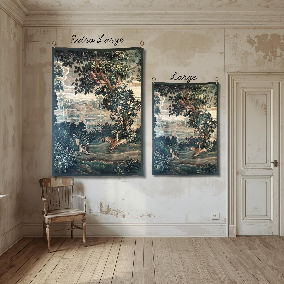 Vintage Art Textile Panel | Vendure