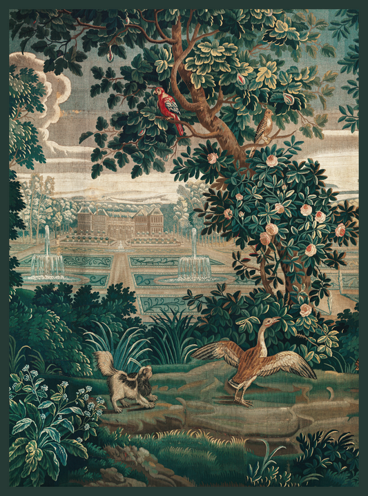 Vintage Art Textile Panel | Vendure